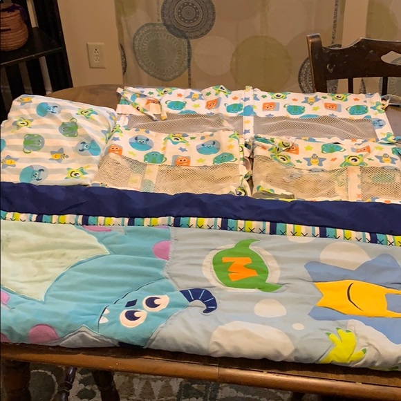 monsters inc crib bedding set